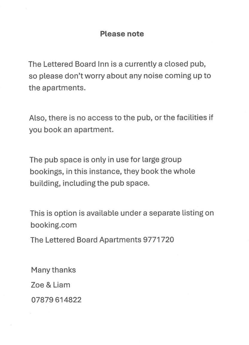Lettered Board Apartments 1, 2 & 3 Pickering Exteriér fotografie